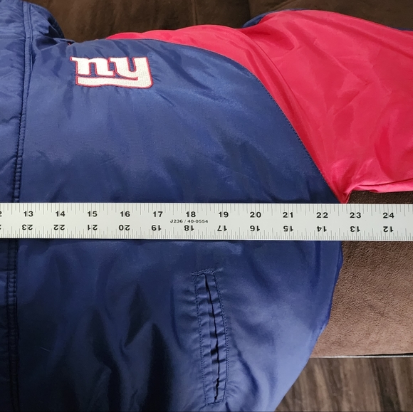 NFL New York Giants Youth Large Puffer Jacket - Picture 9 of 10